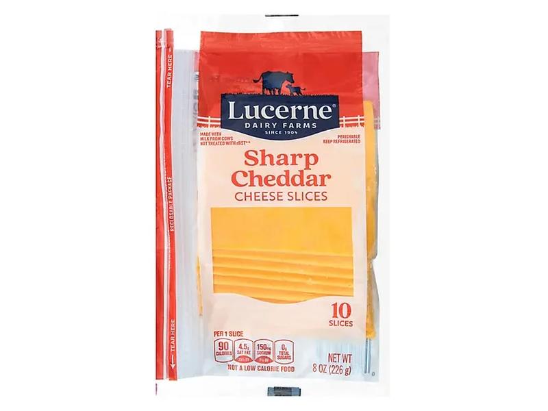 Cheese, Sliced, Sharp Cheddar