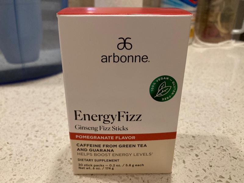 Energy Fizz Sticks Pomegaranate Flavor