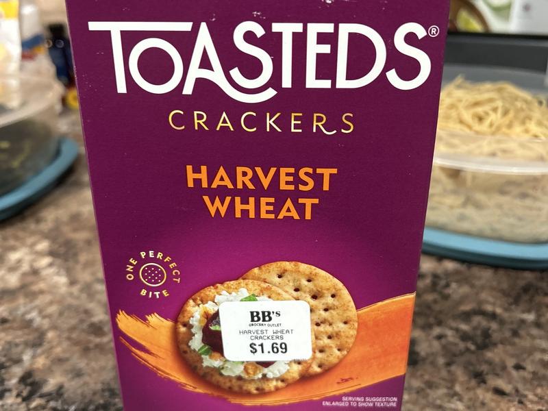 Toasteds Crackers, Harvest Wheat