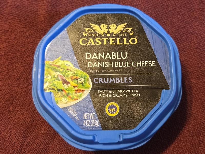 Danish Blue Cheese, Crumbled