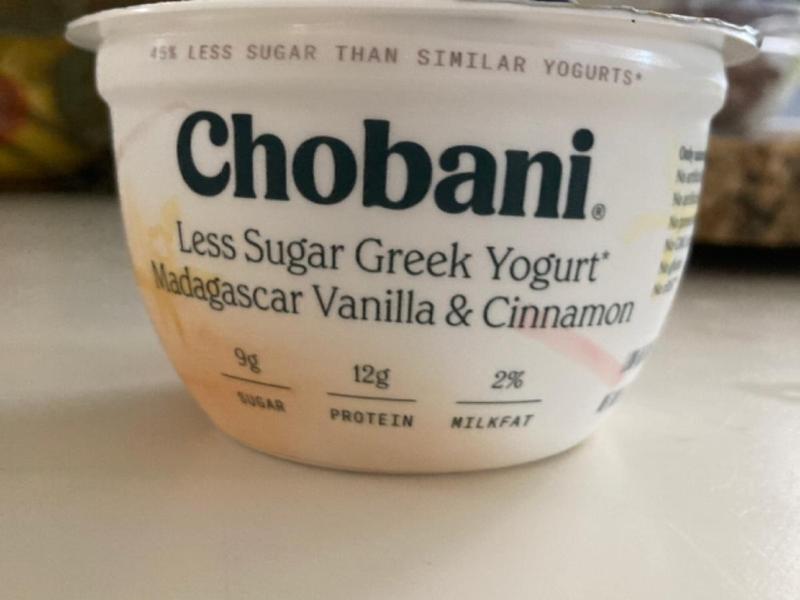 Less Sugar Greek Yogurt, Madagascar Vanilla & Cinnamon