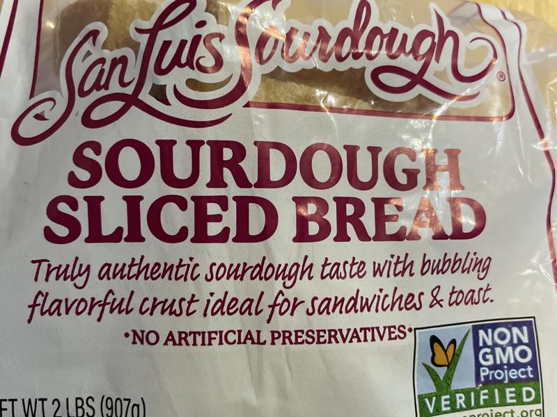 Sourdough Sliced Bread