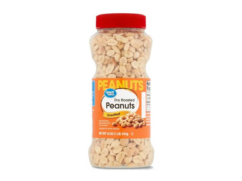 Peanuts, Unsalted Dry Roasted