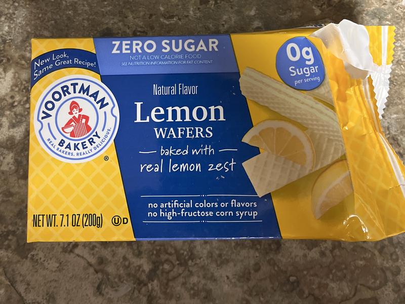 Wafers, Zero Sugar, Lemon