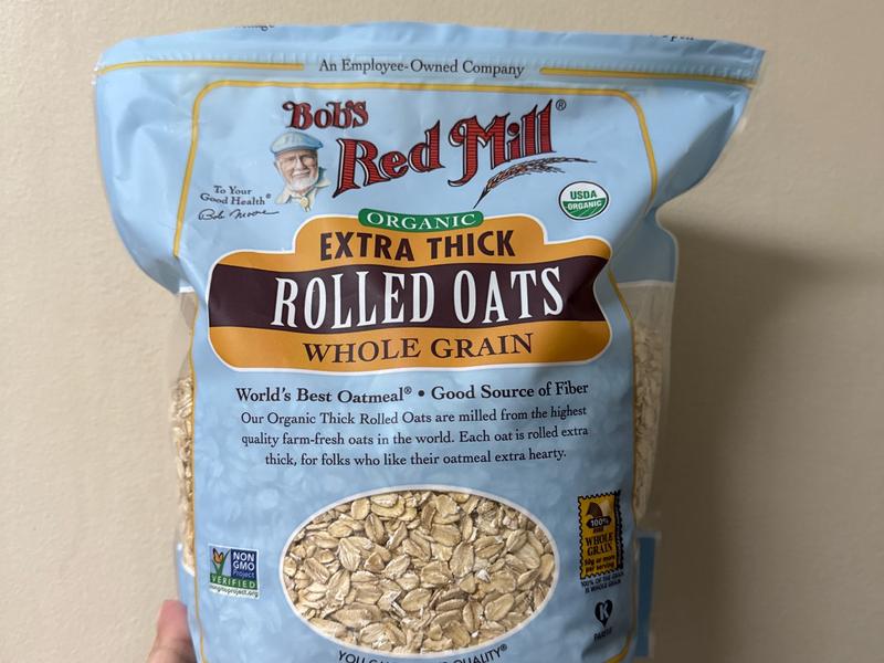 Rolled Oats, Organic, Whole Grain, Extra Thick