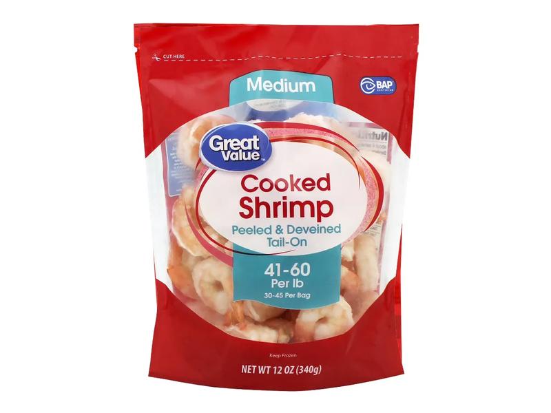 Medium Shrimp, Cooked