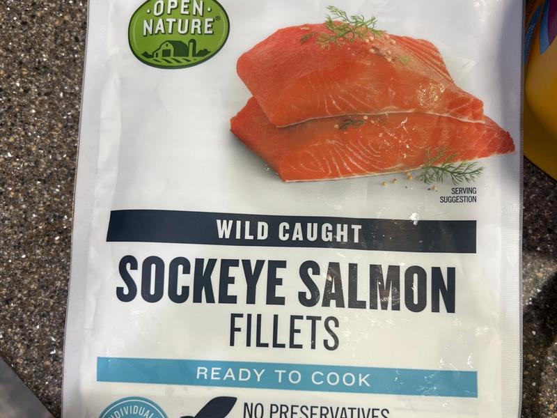 Sockeye Salmon, Wild-Caught, Raw