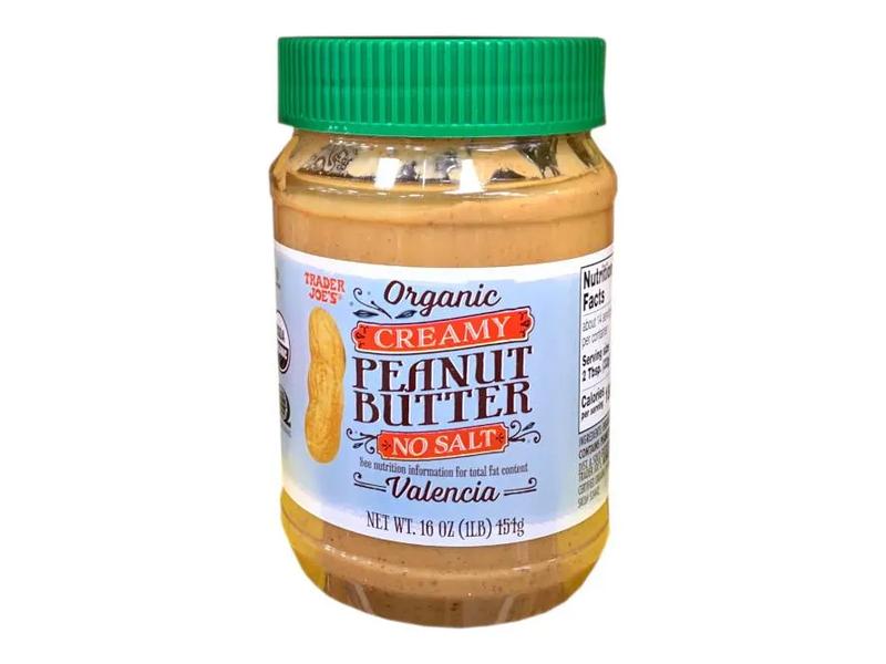 Organic Peanut Butter, No Salt