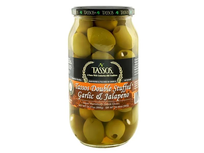 Double Stuffed Jalapeno Garlic Olives