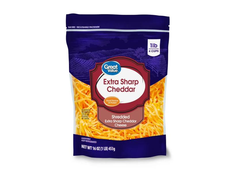 Extra Sharp Cheddar Cheese, Shredded