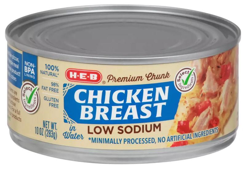 Premium Chunk Chicken Breast, Low Sodium