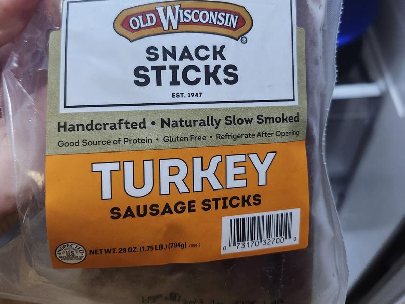 Snack Sticks, Turkey Sausage