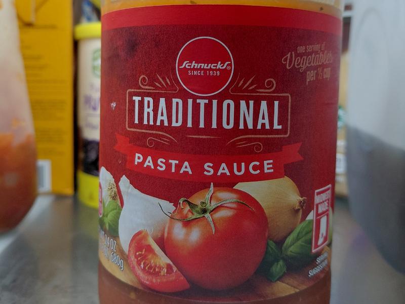 Smooth Pasta Sauce, Traditional