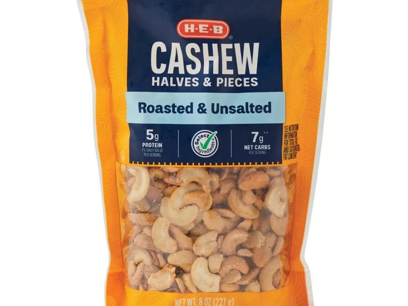 Cashews, Unsalted, Halved & Pieces