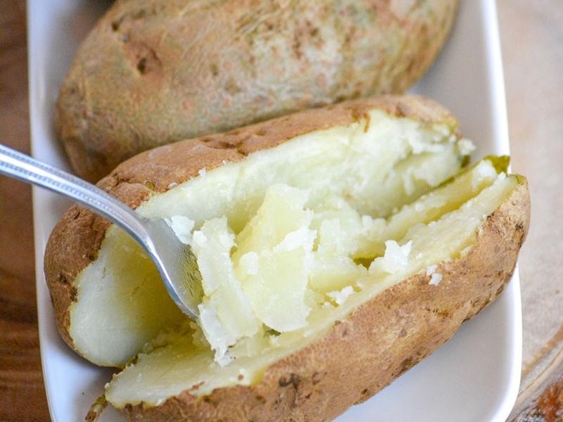Microwaved potato