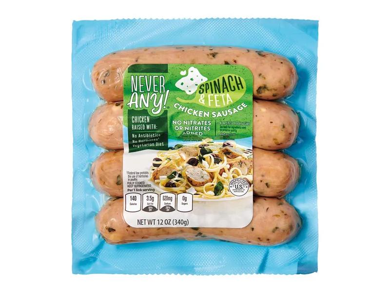 Chicken Sausage, Spinach & Feta