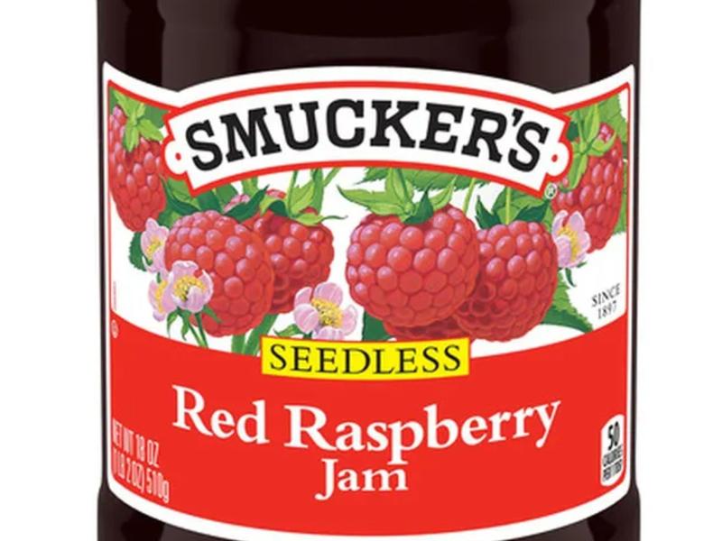 Jam, Red Raspberry, Seedless