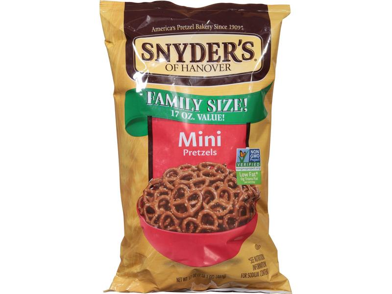 Pretzels, Mini, Family Size