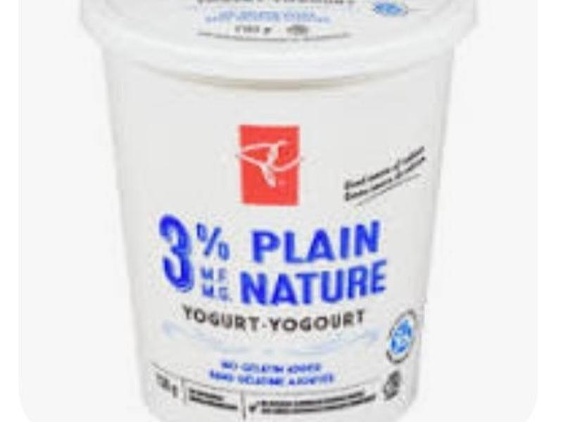 3% Plain Yogurt