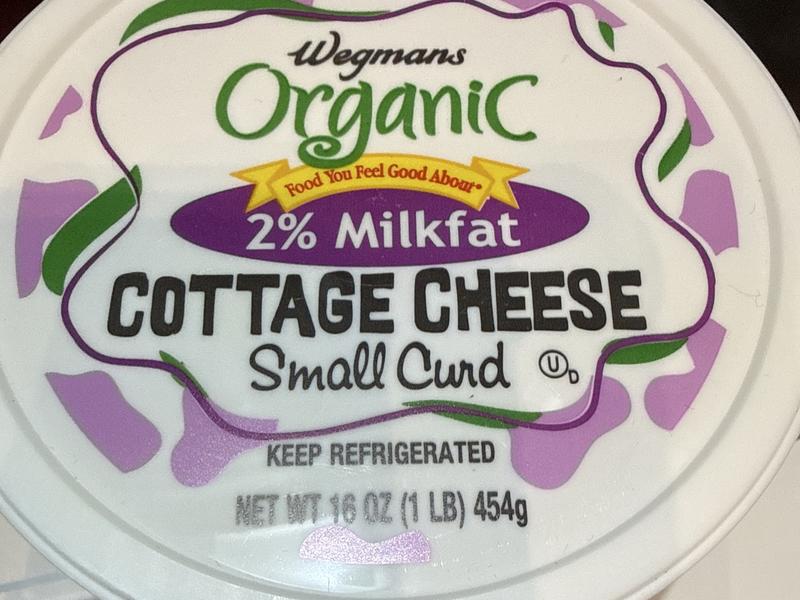 Food You Feel Good About, 2% Milkfat Cottage Cheese, Small Curd