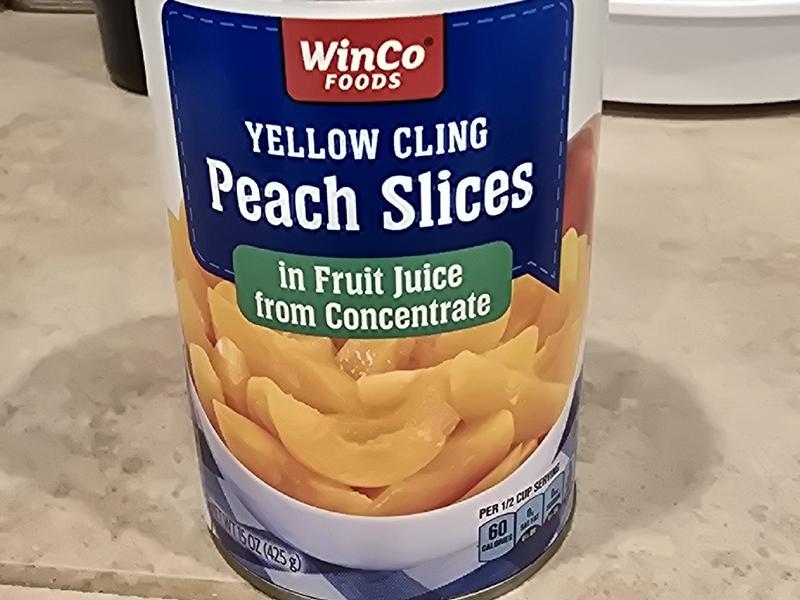 Yellow Cling Peach Slices