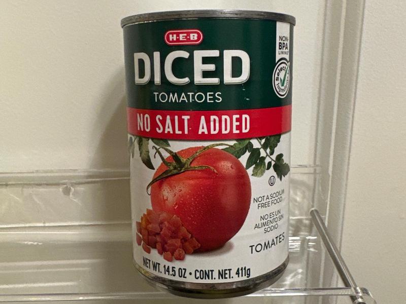 Diced Tomatoes, No Salt Added