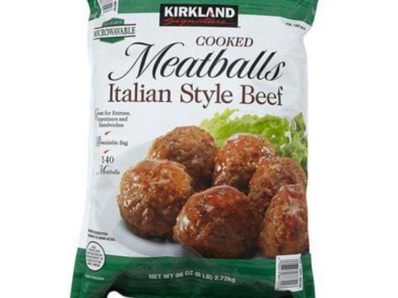 Cooked Meatballs, Italian Style Beef