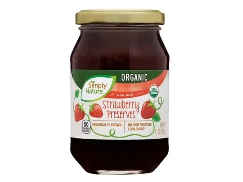 Organic, Strawberry Preserves