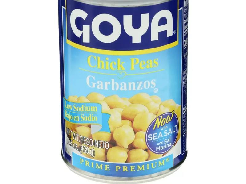 Chick Peas, Garbanzos, Low Sodium
