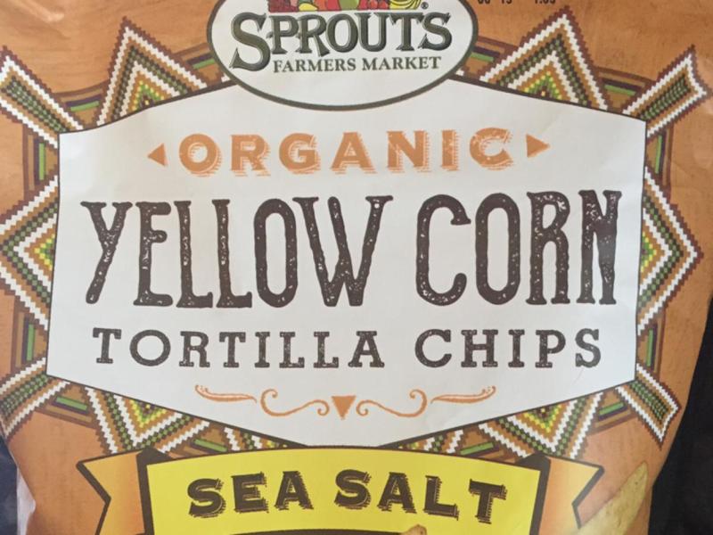 Yellow Corn Tortilla Chips, Organic