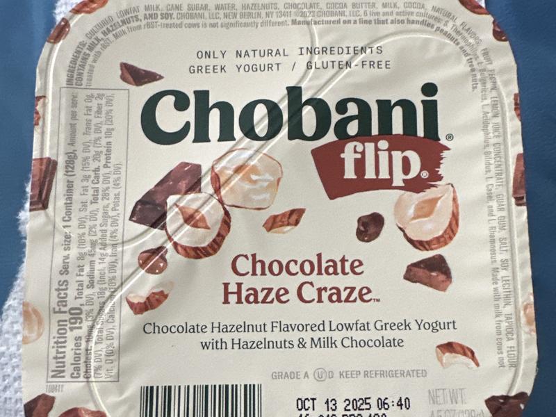 Greek Yogurt Flip, Chocolate Haze Craze