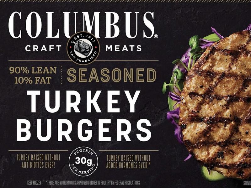 Turkey Burgers, Seasoned