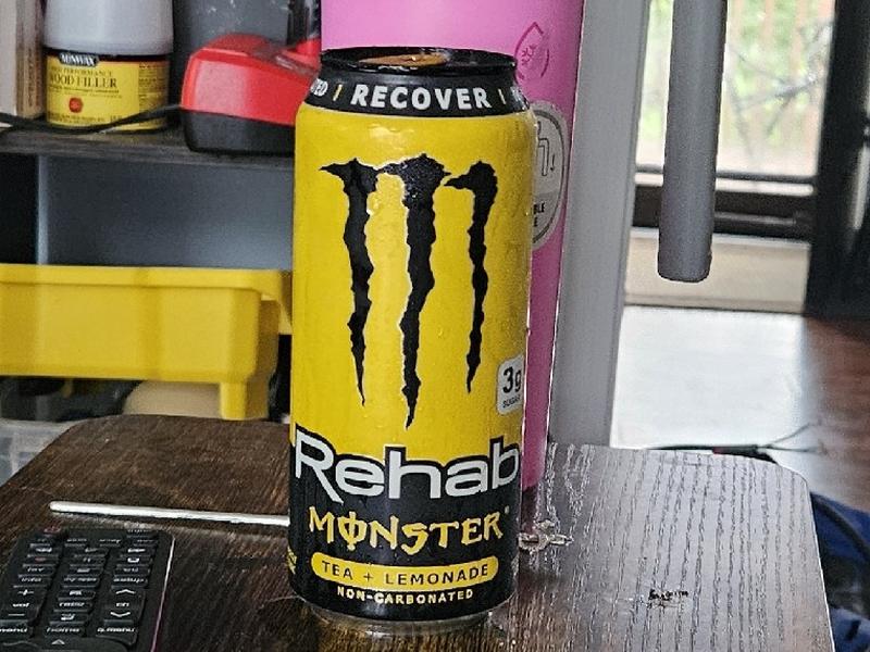 Rehab Energy Drink, Tea + Lemonade + Energy
