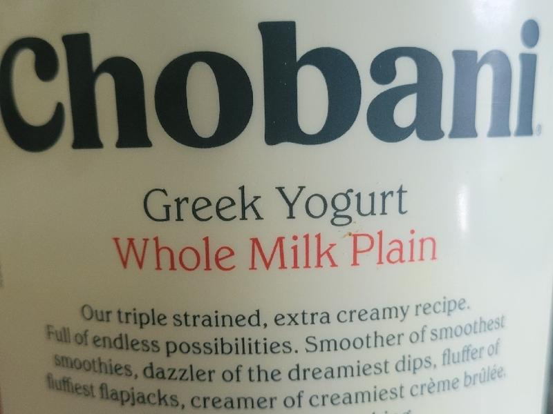 Yogurt, Greek, Whole Milk, Plain