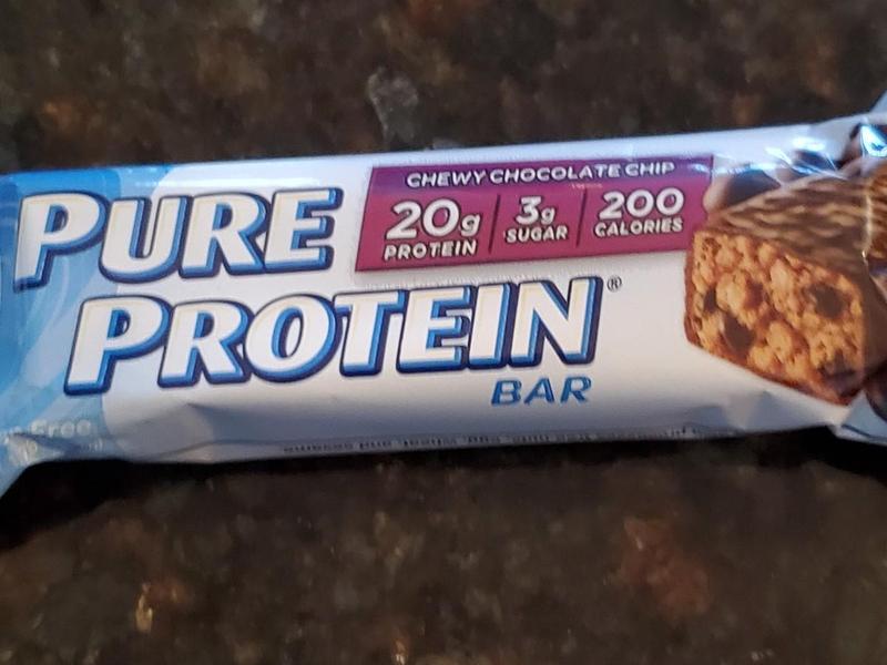 Protein Bar, Chewy Chocolate Chip