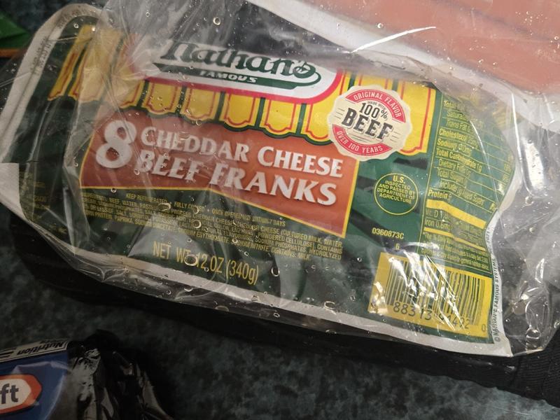 Beef Franks, Cheddar Cheese