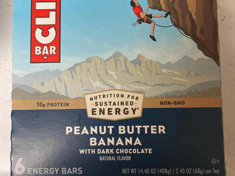 Energy Bars, Peanut Butter Banana with Dark Chocolate