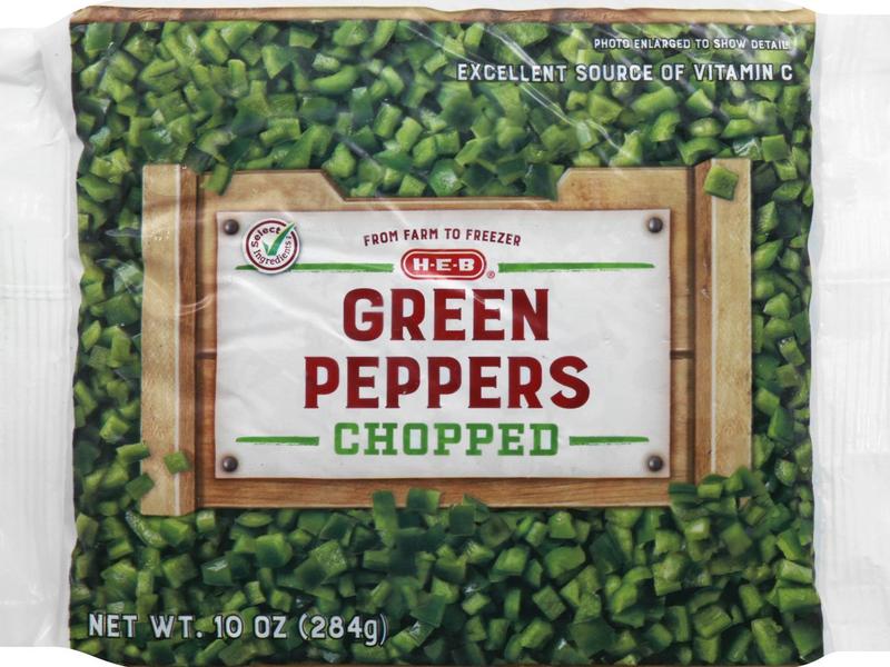 Green Peppers, Chopped