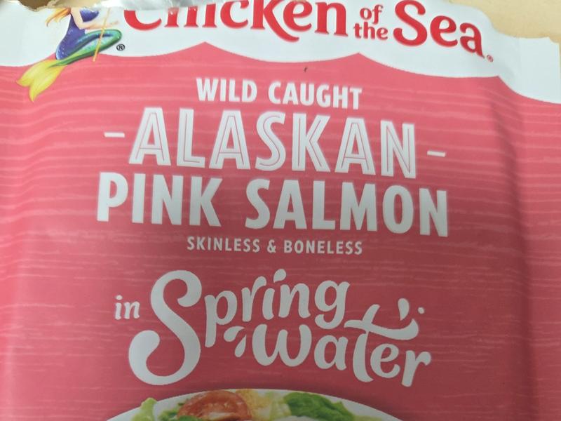 Pink Salmon, in Spring Water, Alaskan, Skinless & Boneless, Wild Caught