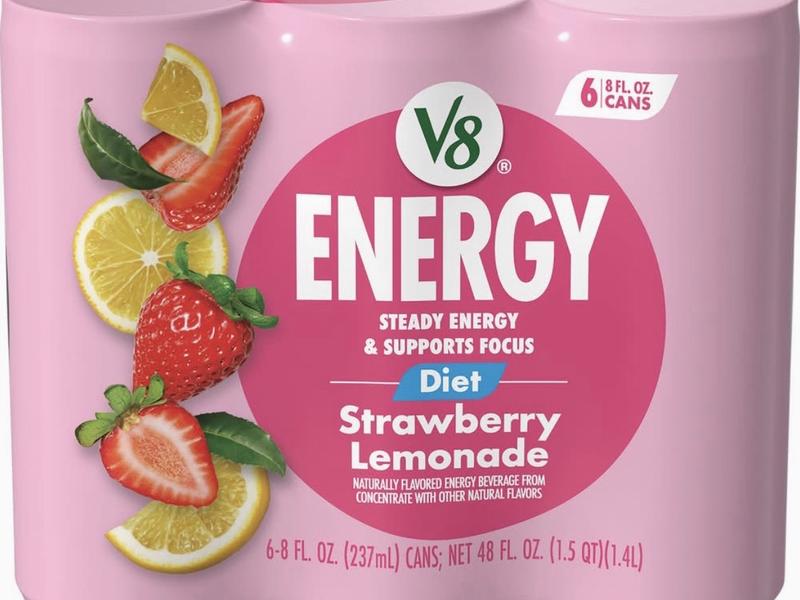+ Energy, Diet Strawberry Lemonade