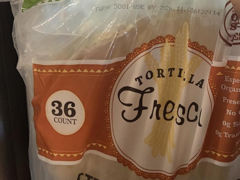 Tortilla, Flour, Uncooked
