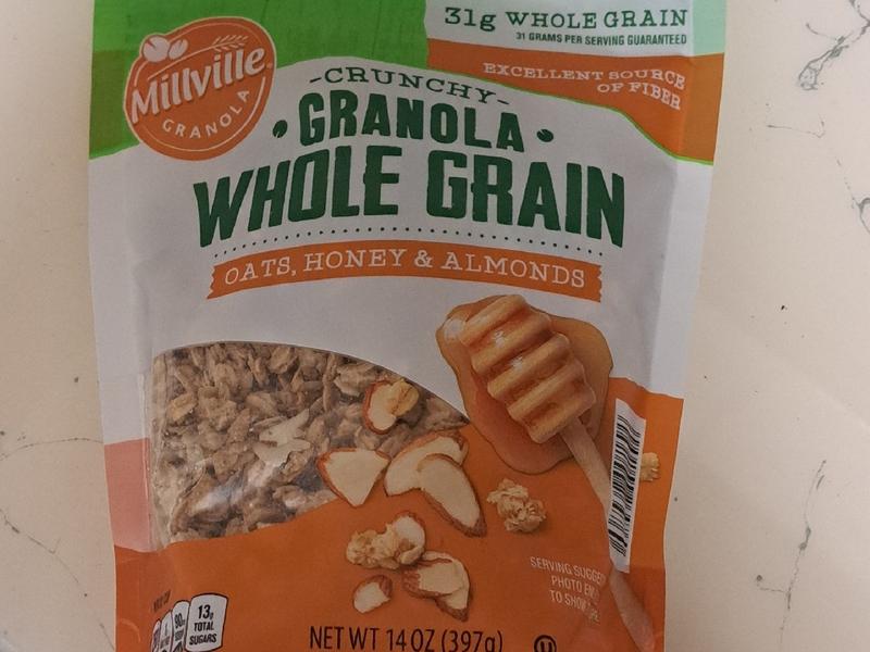 Whole Grain Granola, Oats, Honey & Almonds