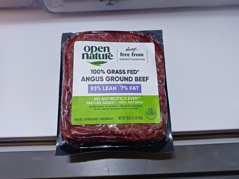 Ground Beef, Angus, 93%/7%