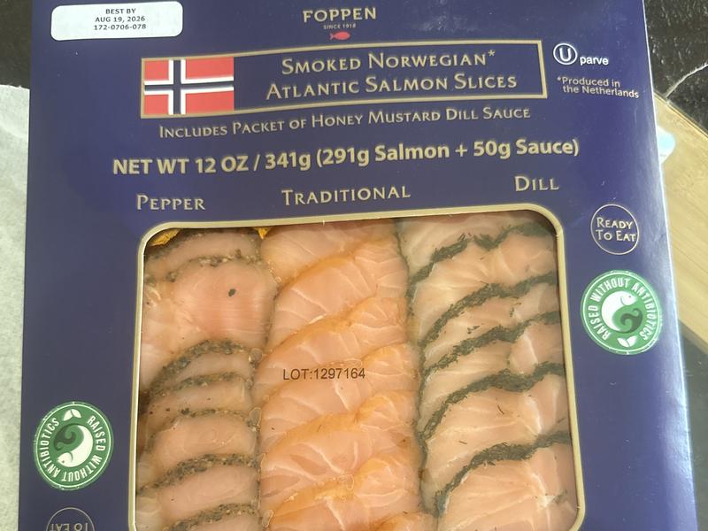 Smoked Norwegian Salmon Slices