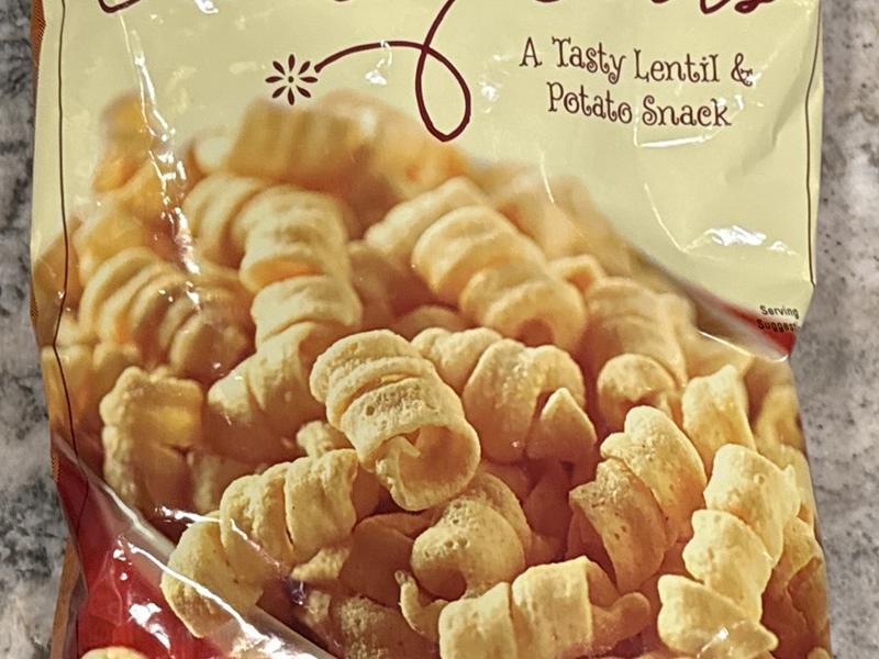 Crunchy Curls, Lentil & Potato Snack