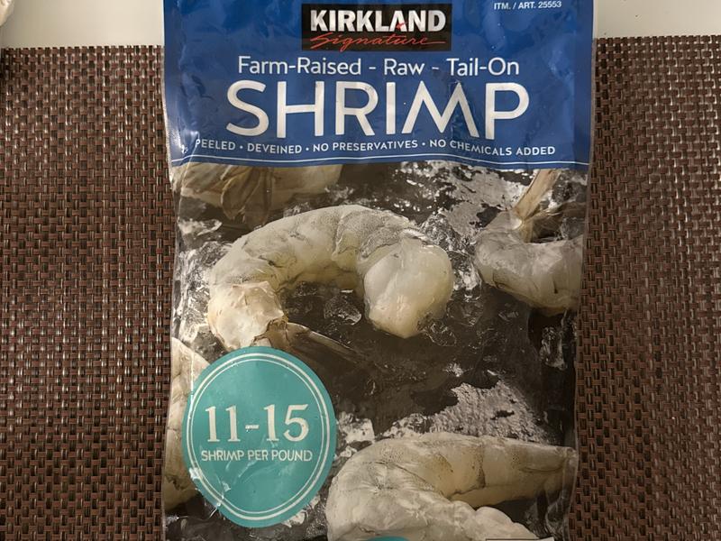 Raw, Tail-on Shrimp