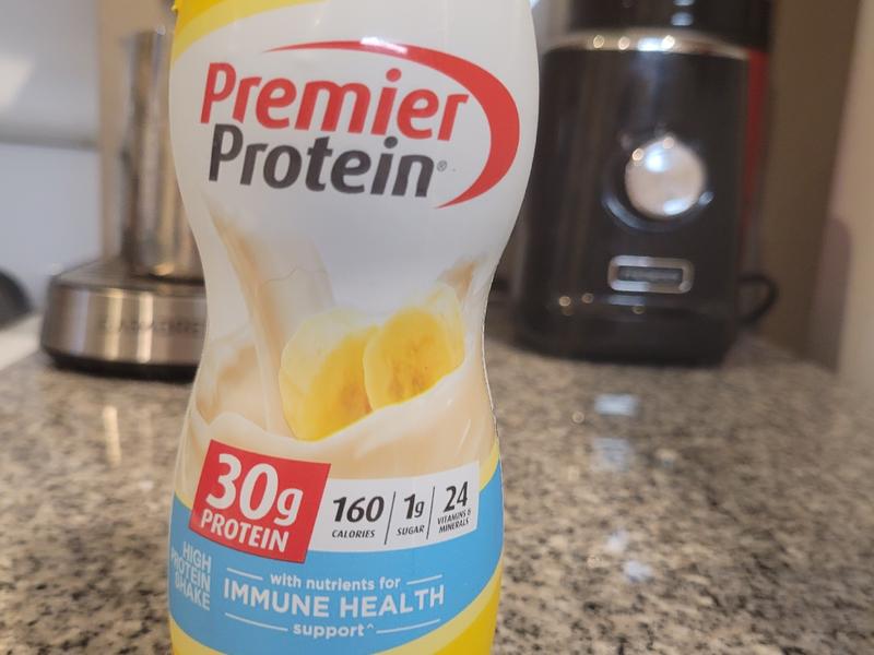 High Protein Shake, Bananas & Cream