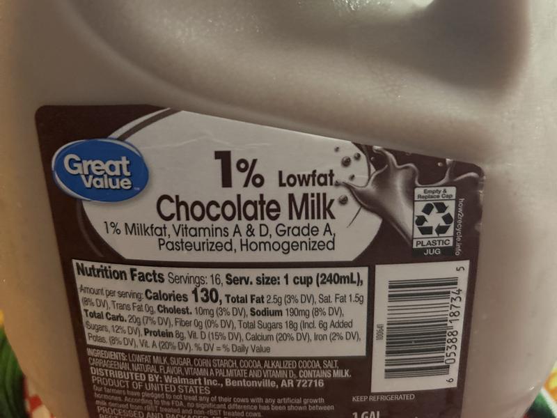 Chocolate Milk, 1% Lowfat