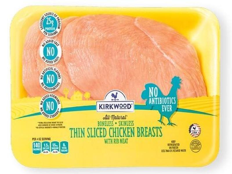 Thin Sliced Chicken Breasts