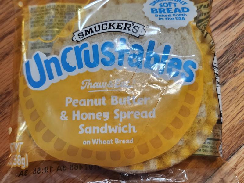 Peanut Butter & Honey Spread Sandwich